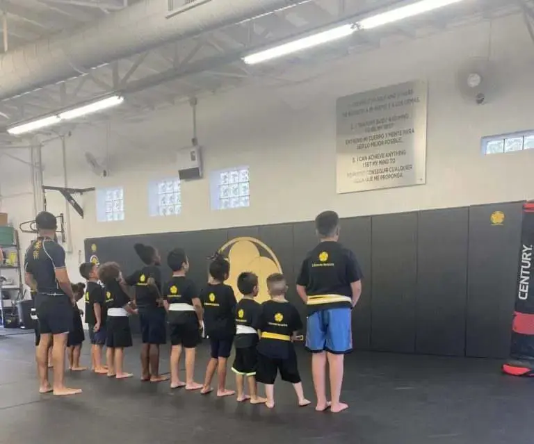 students listening during preschool martial arts lessons